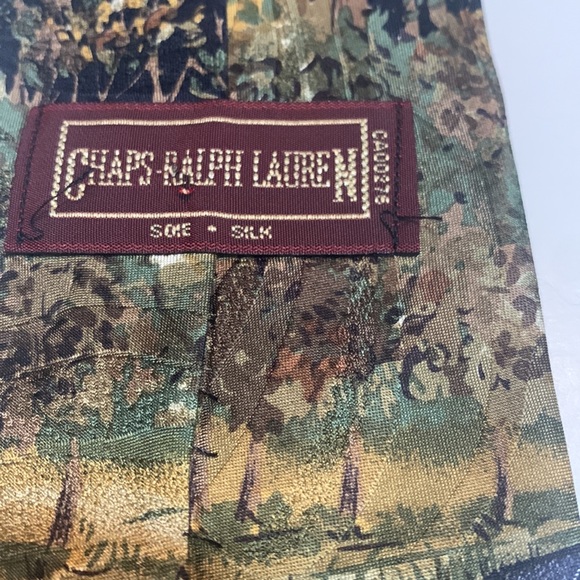 Chaps Ralph  Lauren Silk Tie - Picture 4 of 6